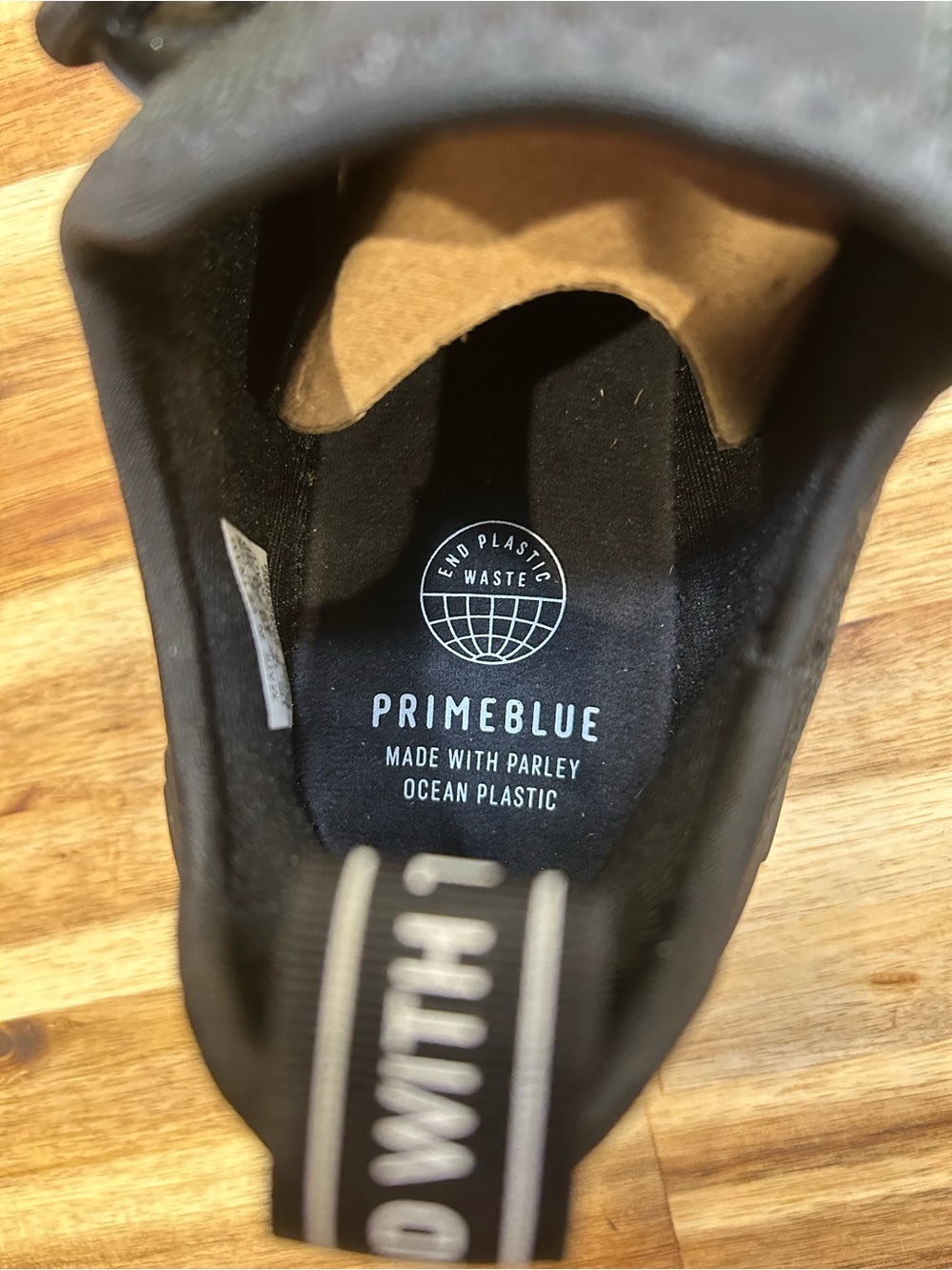 (Brand New) Men’s 8 1/2 Adidas NMD R1 Primeblue “Gum Bottoms” - Picture 5 of 15
